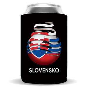 Slovensko Soccer Flag Regular Can Insulator Gift Football Country Pride Slovekian