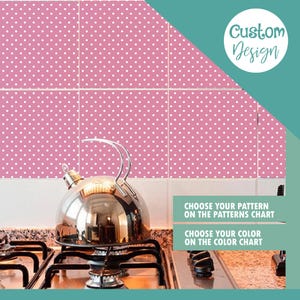 Custom Tile Stickers: Waterproof Vinyl Decals, Personalized Design