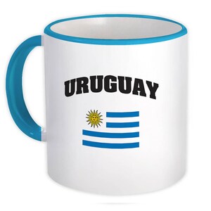 Uruguay Mug Gift Flag Chest Uruguayan Expat Country Patriotic Flags Travel Souvenir