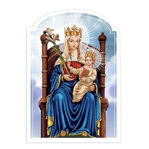 Our Lady Of Walsingham Sticker Gift Catholic Baby Jesus Madonna Christian Holy Family