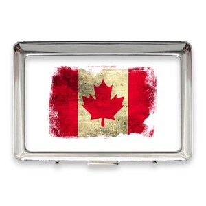 Kanada Geschenk Sparbüchse Vintage kanadische Expat Country Flagge