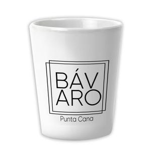 Bavaro Keramisch Borrelglas Cadeau Vierkant Souvenir Reizen Strand Punta Cana