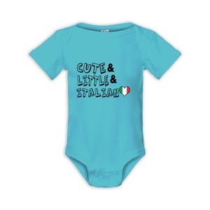 Italian Flag Cute Baby Italy Baby Bodysuit Gift Country Name Newborn