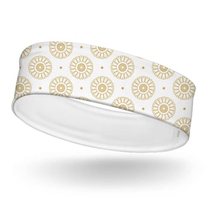 Daisy Mandala Headband Gift Seamless Pattern Graphic Abstract Wedding Engagement Print
