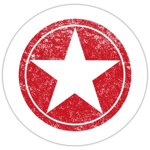 Vietnam Veteran Sticker Gift Star Flag Country War Distressed Vintage