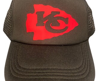 Cappello da camionista SnapBack nero di Kansas City