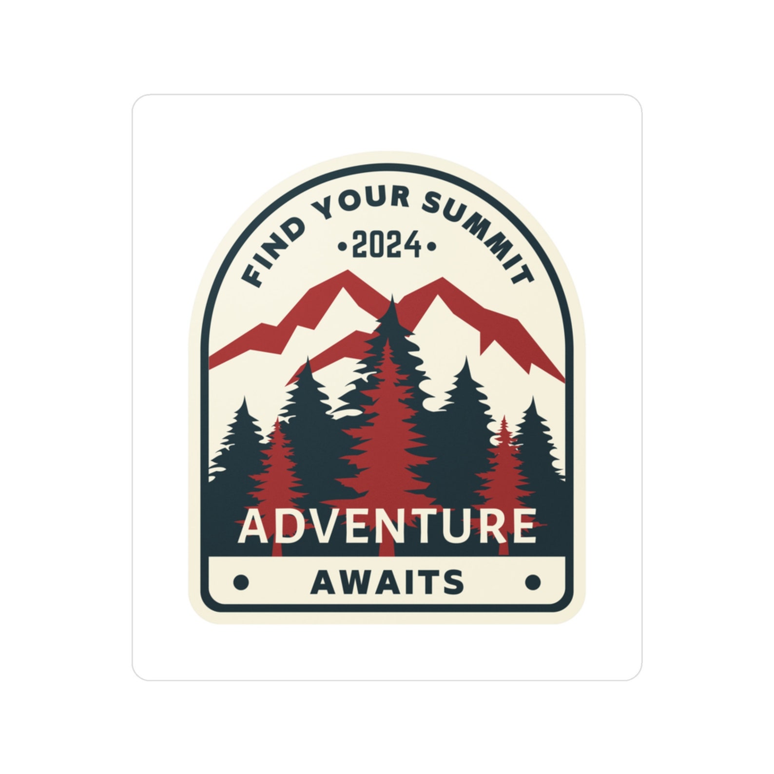 Adventure Awaits Kiss-cut Vinyl Decals Hiking Sticker Water Bottle ...