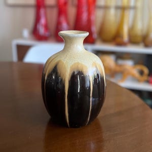 Vintage Drip Glaze Crystalline Pottery Ceramic Vase