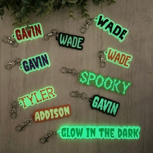 Glow in the Dark Backpack Tag | Glow Luggage Tag | Glow Camp Tag | Glow Dance Bag Tag | Glow Sports Bag Tag