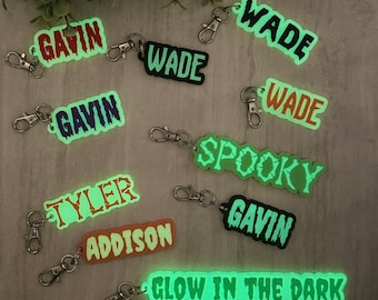 Glow in the Dark Backpack Tag | Glow Luggage Tag | Glow Camp Tag | Glow Dance Bag Tag | Glow Sports Bag Tag