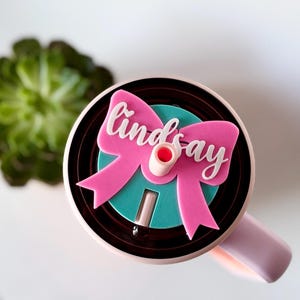 Personalized Brumate Era Tumbler Topper: Custom Name Plate