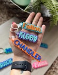 Personalized Kids Name Tag, Backpack Tag, Sports Bag Name Tag, Lunch Bag Tag, Name Tag Party Favor, Back to School product logo