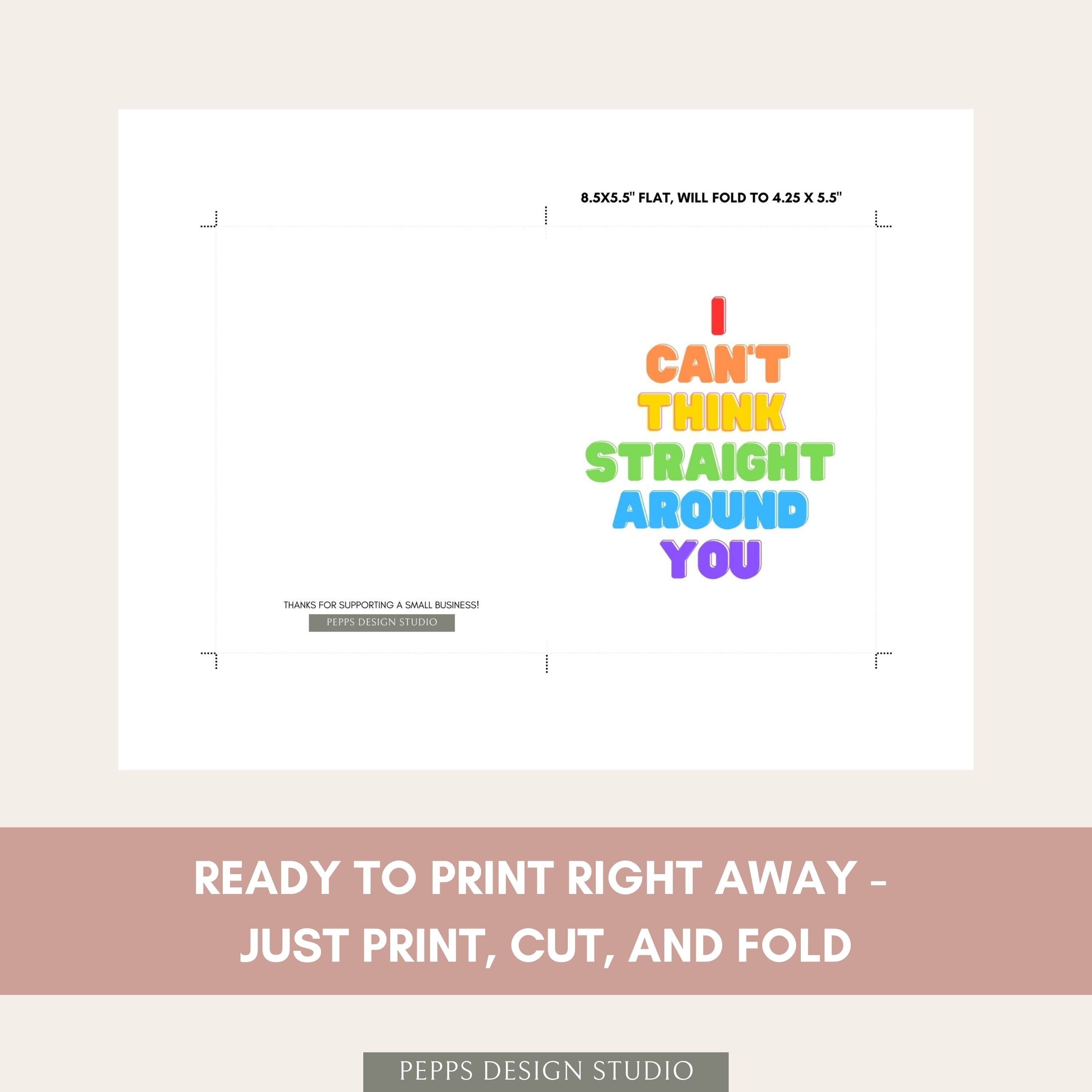Gay Valentine's Day Card Instant Download Printable, Funny Quote Card ...