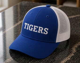 Custom Kids Trucker Hat, Personalized Youth Mesh Cap, School Team Hat, Kids Gift