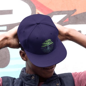 Custom Embroidered Snapback Hat, Personalized Structured Cap, Fitted snapback, Small business merch, Gift for Dad Bachelor gift