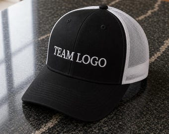 Gorra snapback de malla bordada personalizada, gorra con logo personalizado, merchandising para pequeñas empresas, gorra de equipo