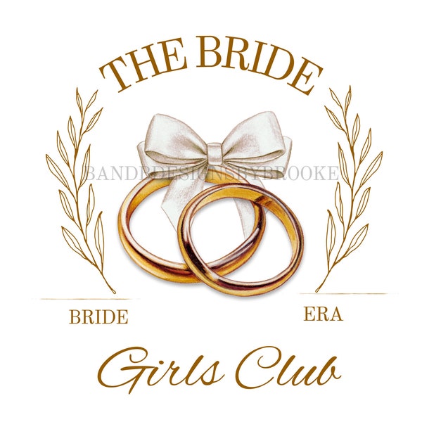 Chic Bride Girls Club PNG Design - Elevate Your Bridal Style Instantly!