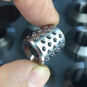 SUPPRESSOR Lanyard Bead, Titanium