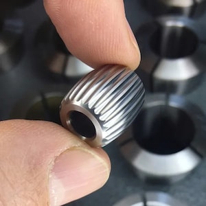 TORIC SPLINE Lanyard Bead, Titanium