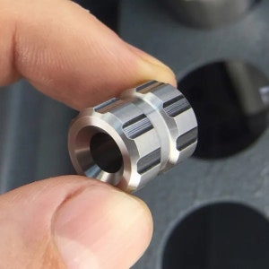 TREAD Lanyard Bead, Titanium