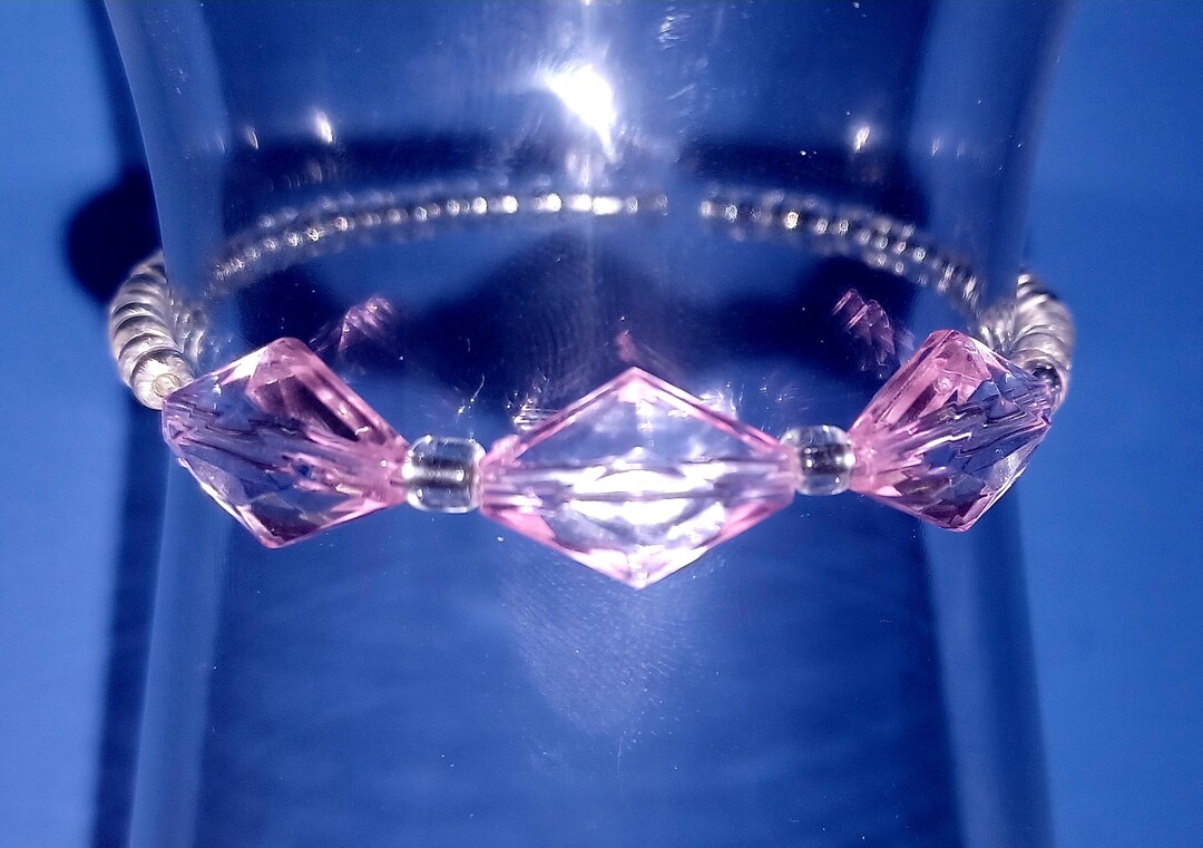 3 Diamond Bracelet Etsy