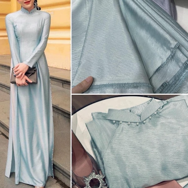 Vietnamese traditional & modern ao dai mint green