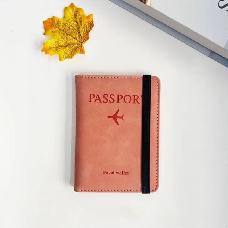 Luxury Leather Passport Cover, Hand Crafted RFID Passport Wallet and