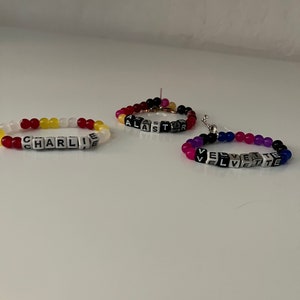 pulseras hazbin hotel por favor lea la descripción :)