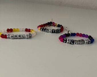 hazbin hotel bracelets please read description :)