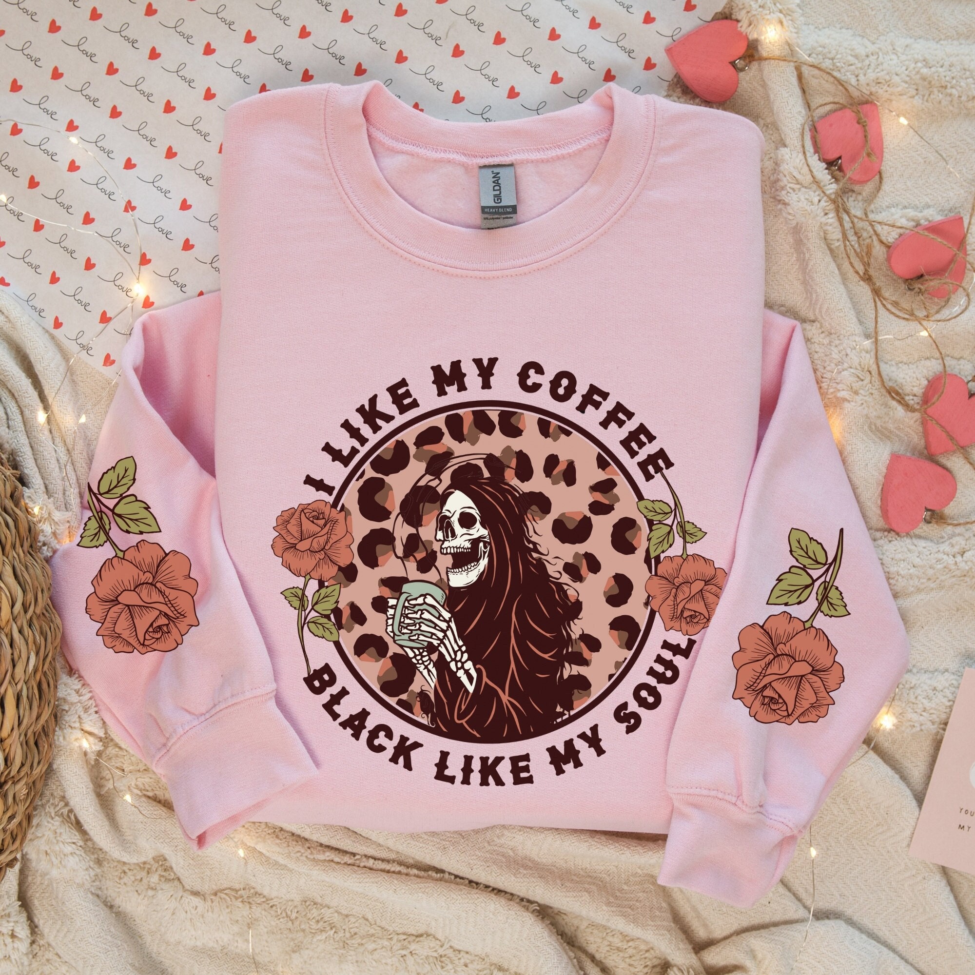 I Want A Coffee, A Tattoo, And A Vacation Sweatshirt main image 0