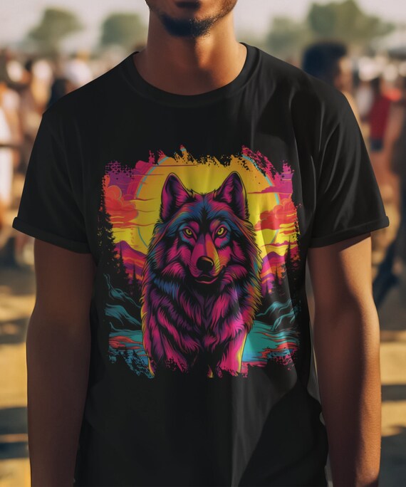 Mens wolf sweatshirt hotsell