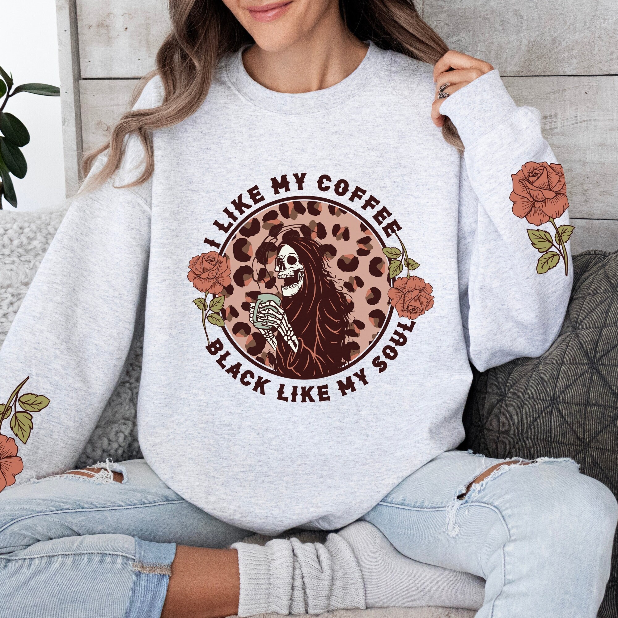 I Want A Coffee, A Tattoo, And A Vacation Sweatshirt