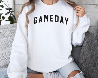 Game Day Sweatshirt, Crewneck, Gameday Crewneck, Unisex Gameday Shirt, Football, Baseball, Softball