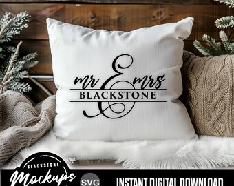 Mr and Mrs Svg  split monogram Cute Marriage Cricut Plotter File SVG Download Plotting Wedding Clipart Vinyl Cut File 01 Wedding