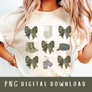 PNG, Military Wife, Military Mom, Military Girlfriend Sweatshirt, Veteran&#39;s Day, Military Appreciation, Gift for Her, Deployment, Boot Camp