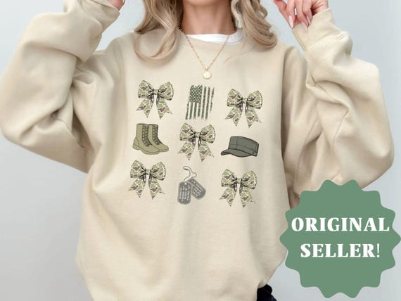Military Wife, Military Mom, Military Girlfriend Sweatshirt, Veteran's Day, Military Appreciation, Gift for Her, Deployment, Boot Camp