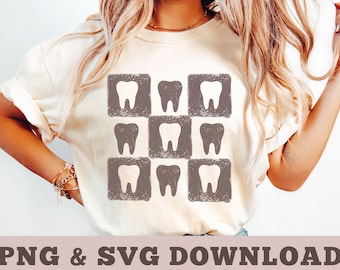 Dental PNG, SVG, Dental Hygienist, Dental Assistant Digital Download, Dental Squad, Dental Shirt, Tooth PNG, Dental Gift, Dental Craft