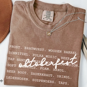 Comfort Colors Oktoberfest Shirt, Funny Octoberfest Shirts, Matching Drinking Shirts, German Beer Festival, Leavenworth, Funny Party Shirts