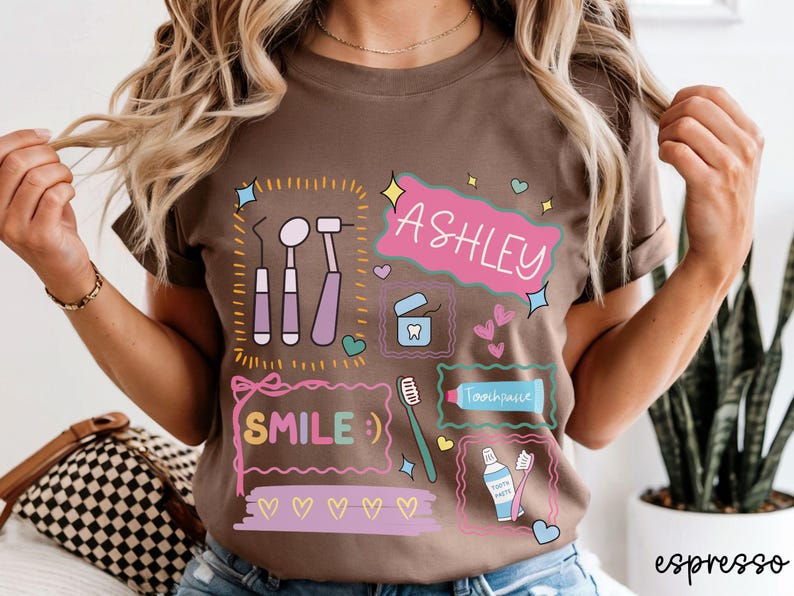 Comfort Colors Matching Dental Shirts, Dental Assistant, Dentist Shirt ...