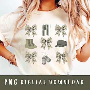 PNG, Military Wife, Military Mom, Military Girlfriend Sweatshirt, Veteran&#39;s Day, Military Appreciation, Gift for Her, Deployment, Boot Camp