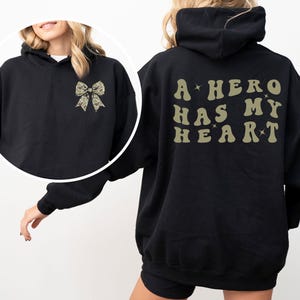 Military Wife, Military Mom, Military Girlfriend Sweatshirt, Veteran&#39;s Day, Military Appreciation, Gift for Her, Deployment, Boot Camp