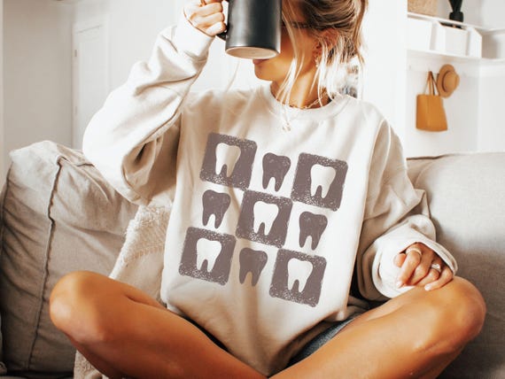 Dental Sweatshirt, Dental Hygiene Gift, Dental Assistant, Dentist Shirt, Dental Office Gift, Pediatric Dental Squad Shirt, Dental Hygienist