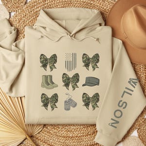 Military Wife, Military Mom, Military Girlfriend Sweatshirt, Veteran's Day, Military Appreciation, Gift for Her, Deployment, Boot Camp