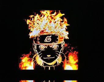 Naruto Chakra LED Lithophane Lightframe