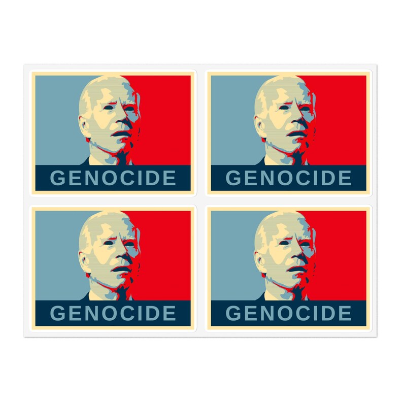 Genocide Joe Biden Sticker Bundle 40 pack image 1