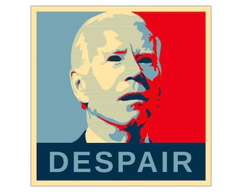 Genocide Joe Biden - Sticker of Despair