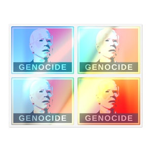 Genocide Joe Biden Sticker Bundle 40 pack image 3