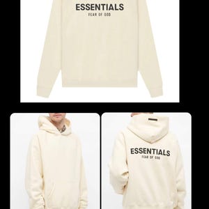 Grey Essentials Hoodie Etsy Australia