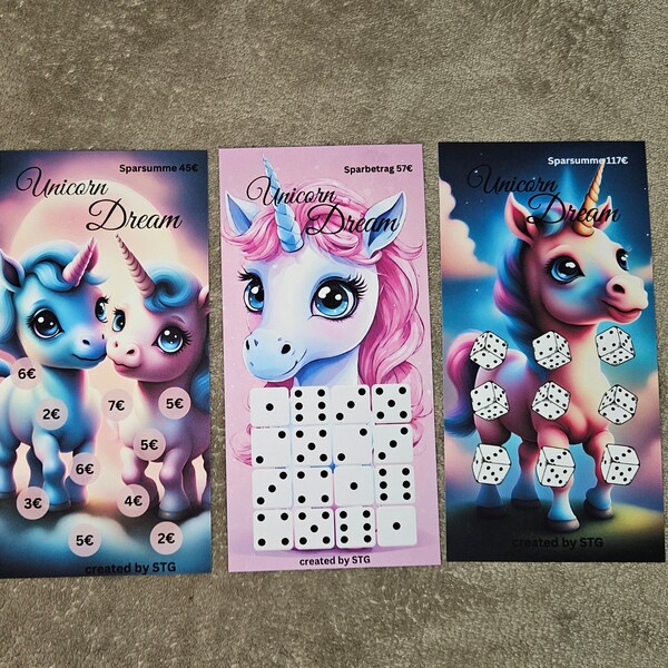 Sparchallenge Unicorn Dream 3er Set