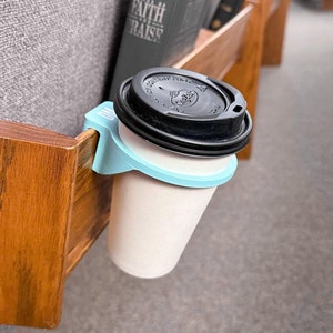 Church Pew Cup Holder | Minimalist Design Cup Holder Church Pew Custom Drink Holder Travel Mug Disposable Cup Tumbler Holder